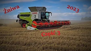 Żniwa z Claas-ą w Kombinacie Rolnym Kietrz|Claas Lexion 8900 x4|część 3|Big Harvest In Poland| 2023