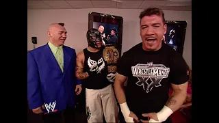 Eddie Guerrero & Rey Misterio backstage