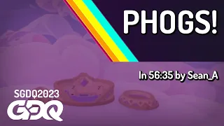 PHOGS! by Sean_A in 56:35 - Summer Games Done Quick 2023