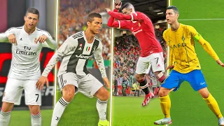 Cristiano Ronaldo SIUUU Celebration from PES 2015 to 2024