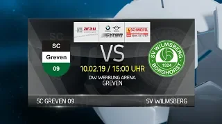 HEIMSPIEL 18/19 - Spiel der Woche #16 / Greven 09 - Wilmsberg