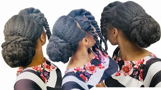 Protective style that helped me grow LONGER HAIR! #hairgrowthtips #naturalhair #protectivestyles