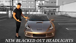 MITCH DORE | Celica GT-S How To Install New Black LED Headlights