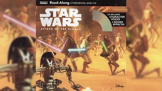 2017 Star Wars Attack of the Clones Read-Along Story Book and CD