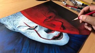 Pennywise Artwork (IT) Timelapse | Artology