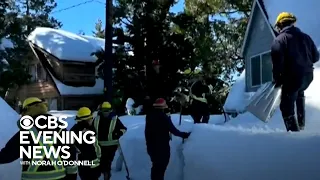 Some Californians remain trapped in by snow from powerful winter storm