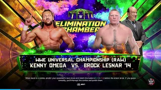 "WWE 2K23: Kenny Omega vs. Brock Lesnar - Epic Showdown!"