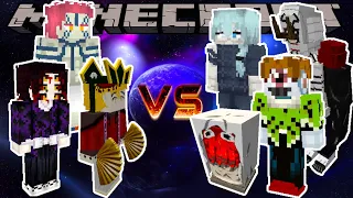 DEMON SLAYER VS JUJUTSU KAISEN - MINECRAFT 1.16.5 (MOB BATTLE)