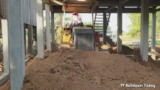 Incredible New Project! Dump Truck And Bulldozer Clearing Land Into Villagers' Houses