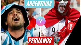 Hinchas ARGENTINOS y PERUANOS se encuentran en un bar de Moscu y esto es lo que pasa