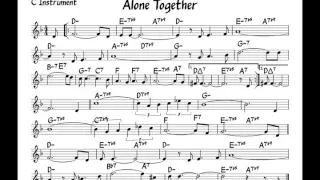 Alone together - Play along - C version