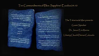 Exodus 24 Contents of the Ark of the Covenant Sapphire 10 Commandments, blue stones?