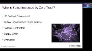 SNIA CMSS2023 - An Overview of Zero Trust Architecture