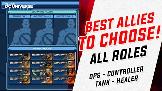 DCUO: Best Allies to Choose - All Roles!