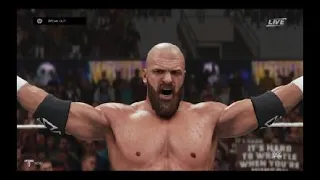 Batista vs Triple H No Holds Barred Match Wrestlemania 35 SIMULATION