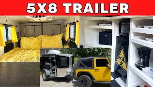 FULL TOUR CARGO TRAILER CAMPER CONVERSION