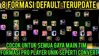 INILAH 8 FORMASI DEFAULT TERBARU EFOOTBALL 2024 MOBILE YG WAJIB DI SIMPAN KARENA CUKUP UNIK & LANGKA