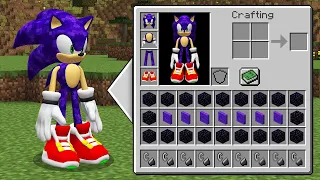 REALISTIC PORTAL SONIC Inventory Shop! MINECRAFT PORTAL SONIC INVENTORY CHALLENGE! Animation