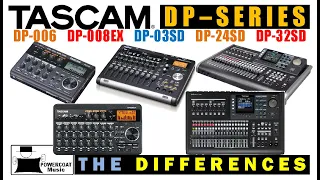 Tascam Digital Portastudio Series: Differences Explained