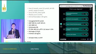 Coagulopathies  [Tutorial]  Julie Helms   ISICEM 2023