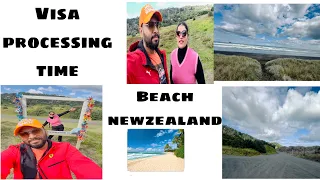 Newzealand visa processing time| Muriwai Beach NZ| Village life NZ| Happy&Deep Randhawa #viral