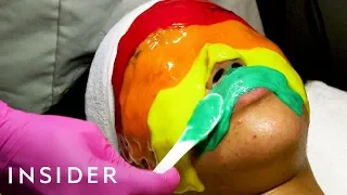 I Tried A Custom Facial And Rainbow Mask For My Acne-Prone Skin