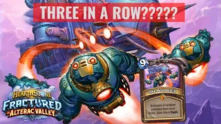 Three Boomships in a Row AS ROGUE???? Hearthstone Arena Alterac Valley