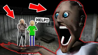 Granny Monster vs Grandpa vs Baldi - funny horror animation (161-170 part. all series in a row)