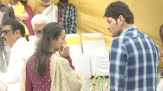 Mahesh Babu Exclusive Visuals @ Vijaya Nirmala Statue Inauguration | Manastars