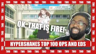 This Is SO Shane! | Hypershans Top 100 Anime Openings and Endings Reaction!