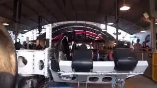 X2 Front Row POV Extreme Roller Coaster Six Flags Magic Mountain