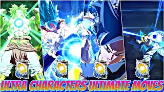 ALL ULTRA CHARACTERS ULTIMATE MOVES UPTO 2023 🔥 IN DRAGON BALL LEGENDS