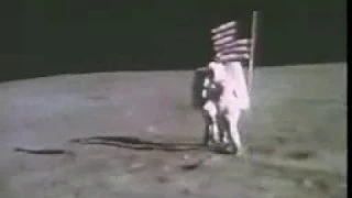 Джон Янг и Чарльз Дьюк 20 апреля 1972 года миссия Apollo-16