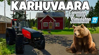 Tämä on Täydellinen Suomi Kartta!! Karhuvaara - Farming Simulator 22 Suomi