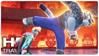 KUNG FU PANDA 4 "Tai Lung Vs Chameleon Fight Scene" Trailer (NEW 2024)