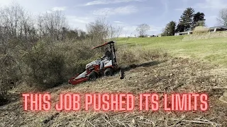 THIS JOB DEFINITELY OVERWORKED THE VENTRAC!! BROKE IN THE END.