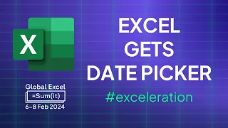 Excel finally gets a date picker!
