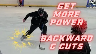 Increase your backward skating power and speed