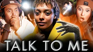 TALK TO ME MOVIE REACTION - THAT WAS DISTURBING! - First Time Watching - Review