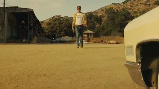Once upon a Time in Hollywood, Cliff Booth fight scene at the ranch