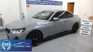 Used BMW 220i M Sport Coupe Brooklyn Grey for sale Cheshire cars Crewe Cheshire