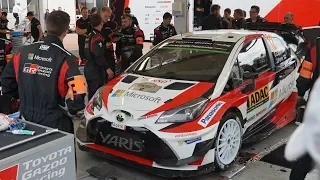 【TOYOTA GAZOO Racing】 WRC 2017:ADAC Rallye Deutschland 2017  Service Day 3