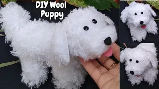 How to make a yarn/wool dog | Pom Pom Woolen dog | DIY Woolen Crafts | Easy Crafts | Wool puppy