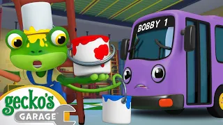 Bedtime Repairs | Gecko's Garage | Trucks For Children | Cartoons For Kids