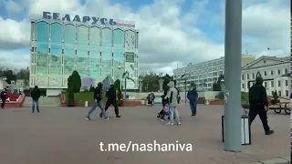 Задержания у метро "Партизанская"