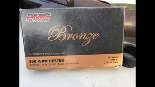 .308 Winchester, 147gr FMJ, PMC Bronze Velocity