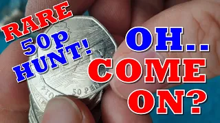 Rare £250 50p Coin Hunt | Oh Come On! | (But Look What I Found!)