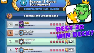 4th PLACE GLOBAL TOURNAMENT! Best 20 WIN DECK?