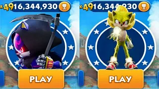 Sonic Dash - Reaper Metal Sonic VS Super Sonic _ Movie Sonic vs All Bosses Zazz Eggman