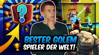 BESTER GOLEM SPIELER DER WELT! 😳 | PRO PLAYER ZERSTÖRUNG mit NEUEM DECK! | Clash Royale Deutsch